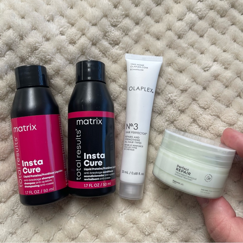 OLAPLEX, Matrix, & Nature Lab Hair Care Bundle
